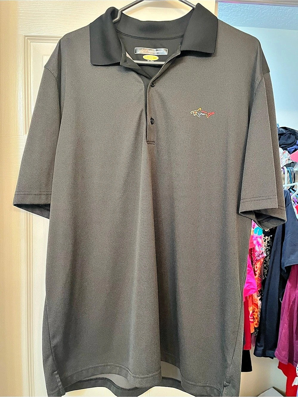 Greg Norman PlayDry Performance Polo Men's Polo Black XL
